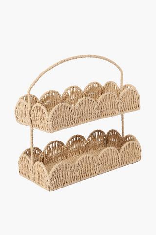 Seagrass Scalloped Shower Caddy