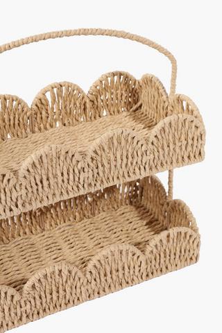 Seagrass Scalloped Shower Caddy