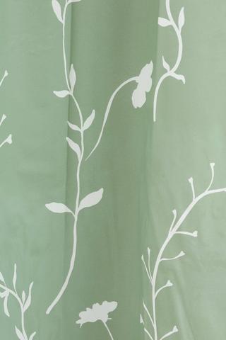 Printed Secunda Botanical Shower Curtain