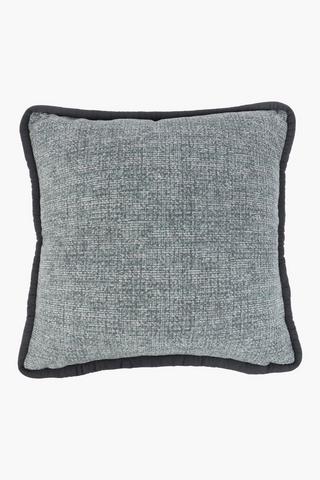 Textured Chenille Piping Scatter Cushion, 60x60cm