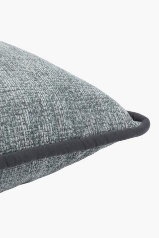 Textured Chenille Piping Scatter Cushion, 60x60cm