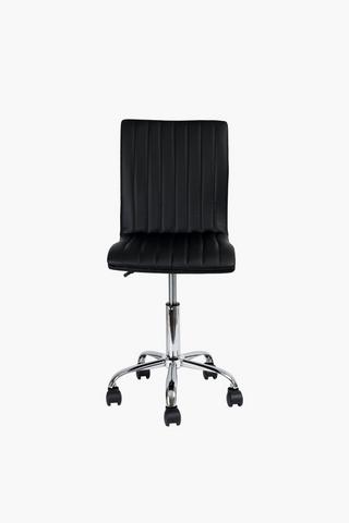 Vertical Padded Pu Office Chair