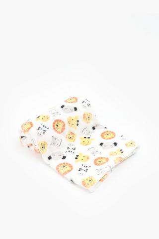 Printed Oliver Safari Blanket, 70x100cm