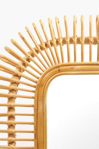 Rectangle Bamboo Mirror, 70x100cm