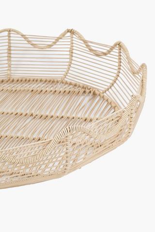 Ntombi Scallop Decor Tray,