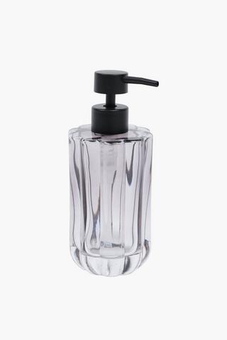 Glass Scallop Soap Dispenser