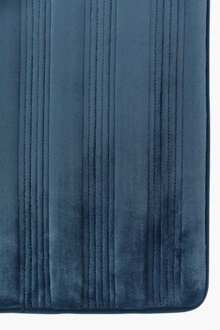 2 Piece Panel Memory Foam Bath Mat Set