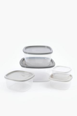 10 Piece Plastic Container Set