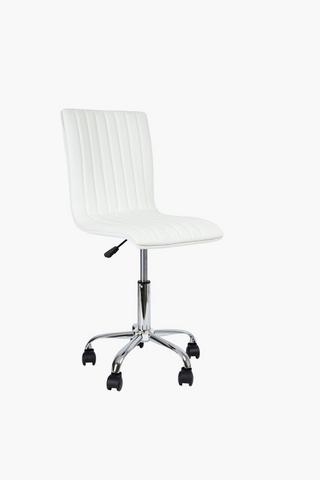 Vertical Padded Pu Office Chair