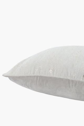 Chenille Foil Scatter Cushion, 60x60cm