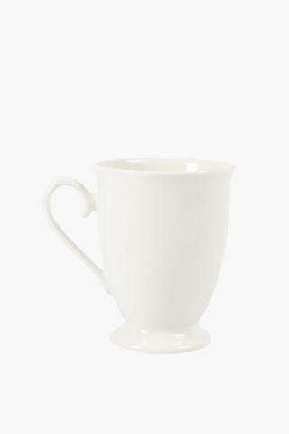 Footed Porcelain Mug