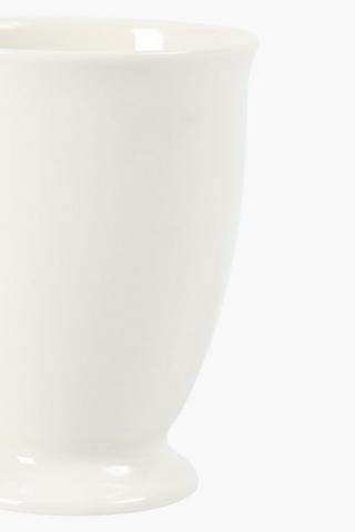 Footed Porcelain Mug