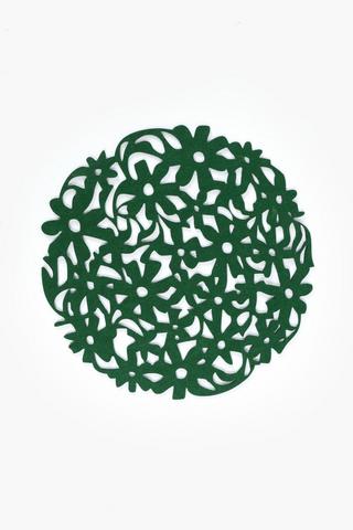 Round Felt Flower Placemat