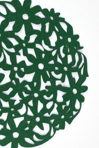 Round Felt Flower Placemat