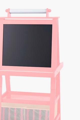 Kids Standing Chalkboard