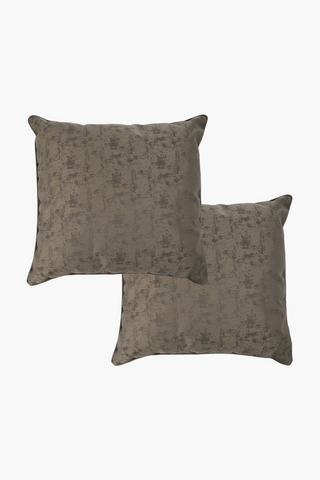 2 Pack Plain May Scatter Cushion, 60x60cm