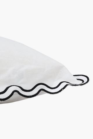 Scallop Scatter Cushion, 60x60cm