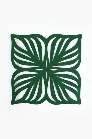 Felt Leaf Shaped Placemat
