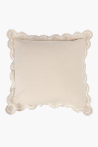 Scallop Scatter Cushion, 60x60cm