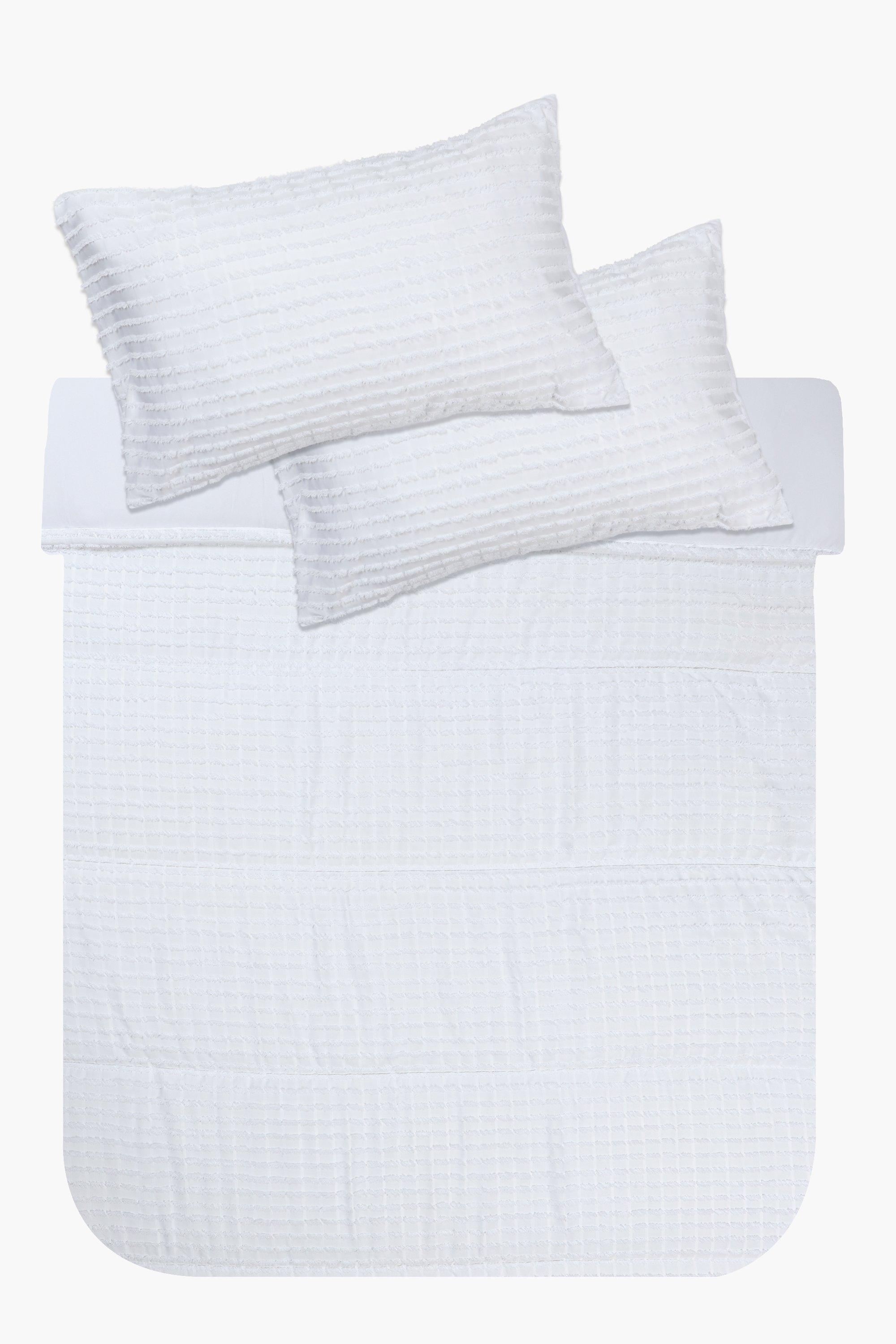 Soft Touch Clipped Waffle Comforter Set