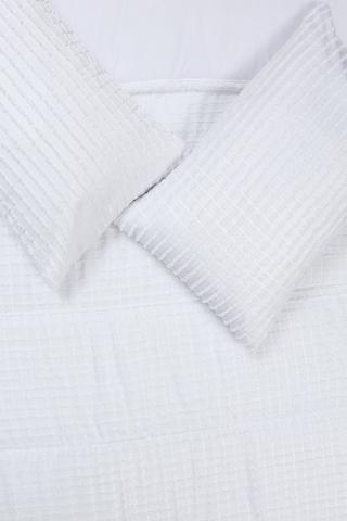 Soft Touch Clipped Waffle Comforter Set