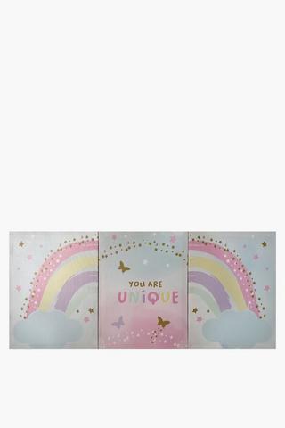 3 Pack Harper Rainbow Wall Art