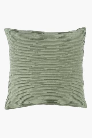 Velvet Wave Triangle Scatter Cushion, 60x60cm