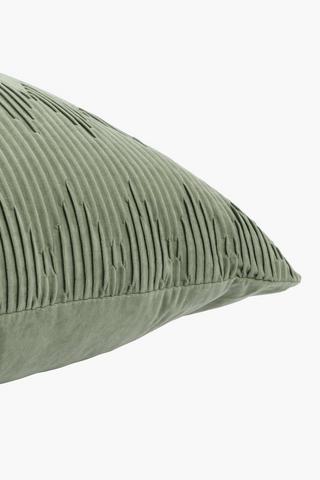 Velvet Wave Triangle Scatter Cushion, 60x60cm