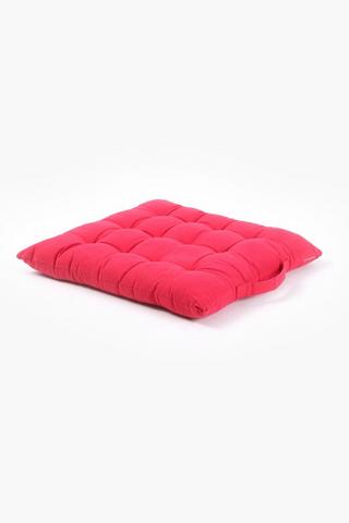 Woven Cotton Chairpad, 40x40cm