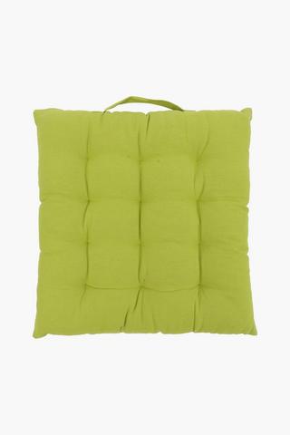 Woven Cotton Chairpad, 40x40cm