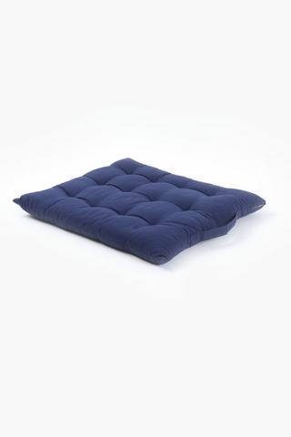 Woven Cotton Chairpad, 40x40cm