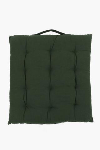 Woven Cotton Chairpad, 40x40cm