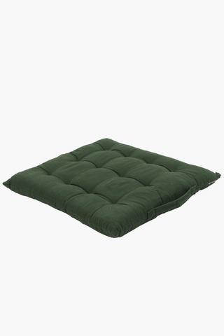 Woven Cotton Chairpad, 40x40cm