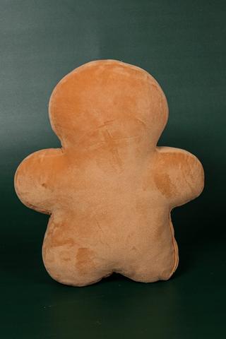 Christmas Gingerbread Man Shaped Cushion