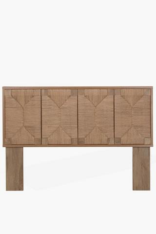 Boho Weave Queen Headboard