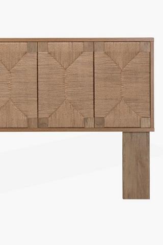 Boho Weave Queen Headboard