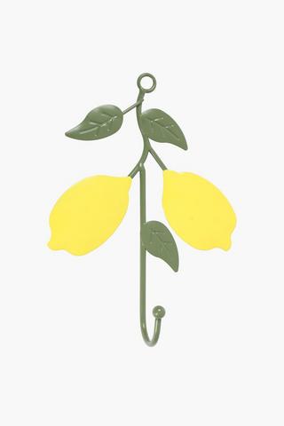 Lemon Single Wall Hook, 11x18cm