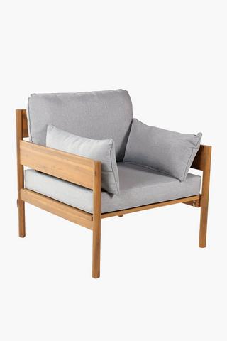 Della Acacia 4 Piece Patio Set