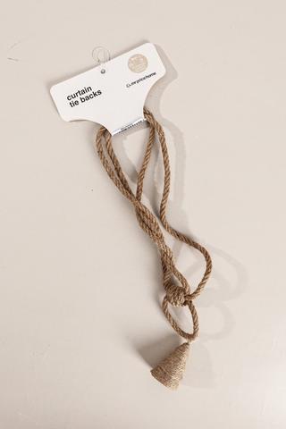 Christmas Wood Tree Curtain Tie Back
