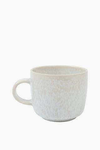 Snow Tapered Ceramic Mug