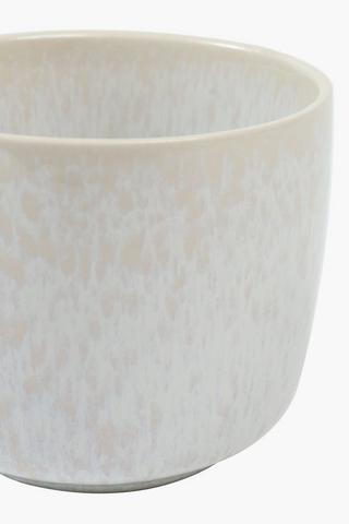 Snow Tapered Ceramic Mug