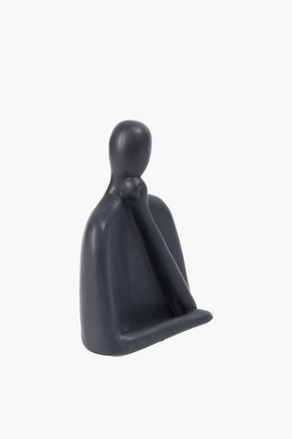 Thinking Figure Statue, 10.5x16.5cm