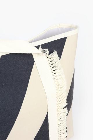 Canvas Tassel Beach Bag