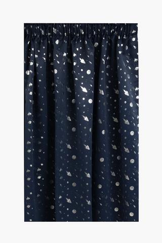 Taped Blockout Space Curtain, 230x218cm