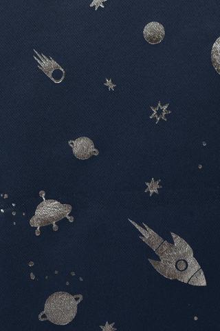 Taped Blockout Space Curtain, 230x218cm