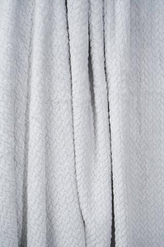 Super Plush Jacquard Herringbone Blanket, 125x150cm