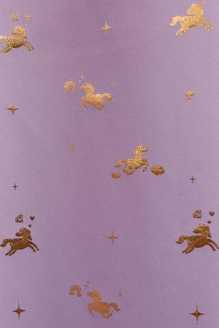 Eyelet Block Out Unicorn Curtain, 140x225cm