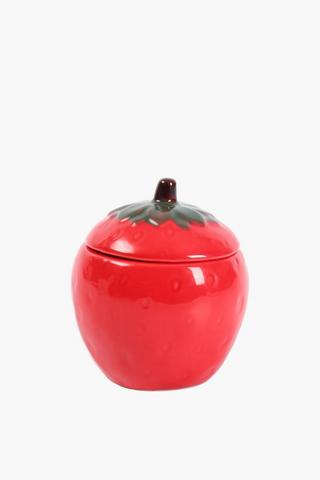 Ceramic Strawberry Scented Candle, 260g