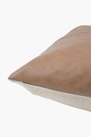 Linen Pu Scatter Cushion, 50x50cm
