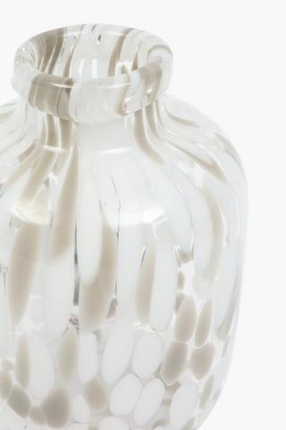 Coastal Speckle Belly Vase, 15x22.5cm